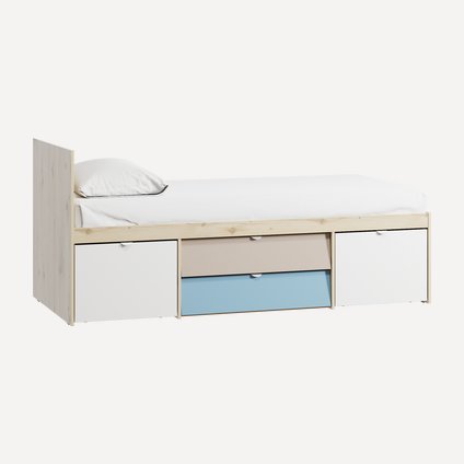 Детская кровать Лесли-1 Sky