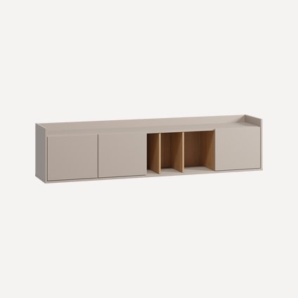 ТВ-тумба подвесная Воямполь-2 Latte Oak