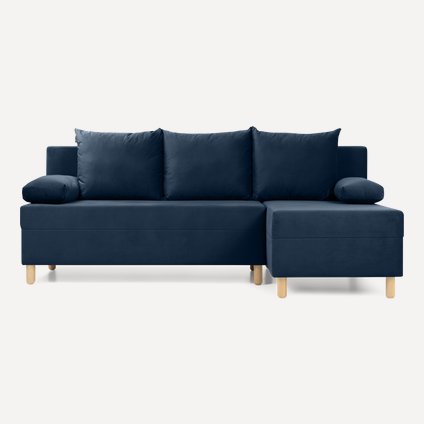 Диван угловой Амрано Velvet Blue