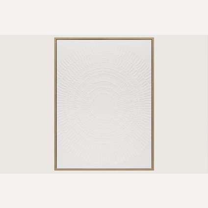 Картина Рельеф White Round