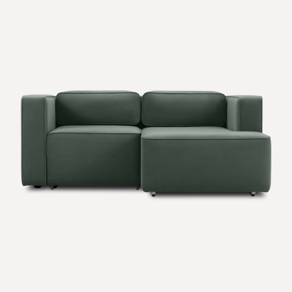 Диван угловой Аронт Мини Velvet Olive