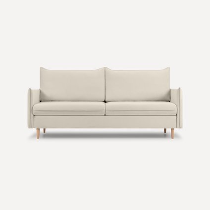 Диван прямой Слипсон Вельвет Молочный