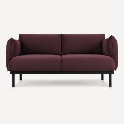 Диван прямой Сорен Велюр Бордовый