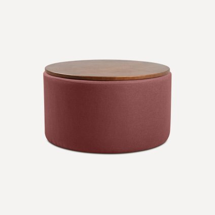 Пуф Арис-2 Рогожка Розовый