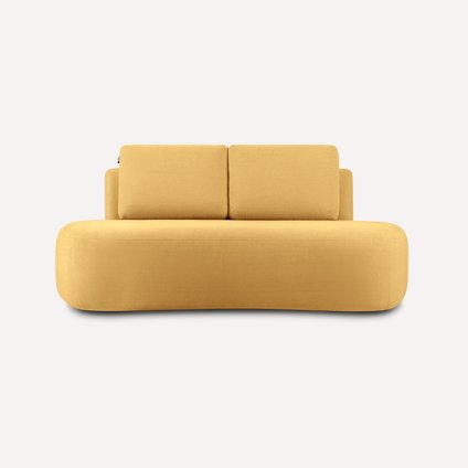 Кушетка Оренте Велюр Жёлтый