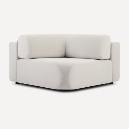 Угловое кресло Маиль-1 Bucle White