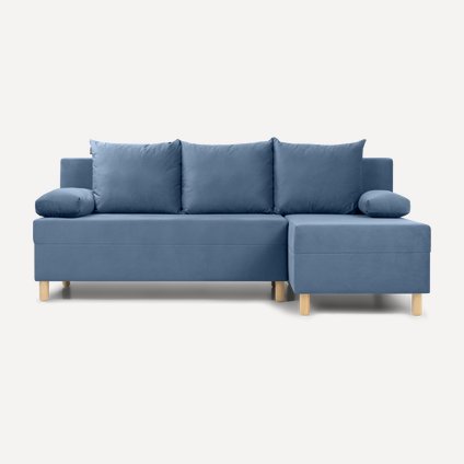 Диван угловой Амрано Velvet Blue