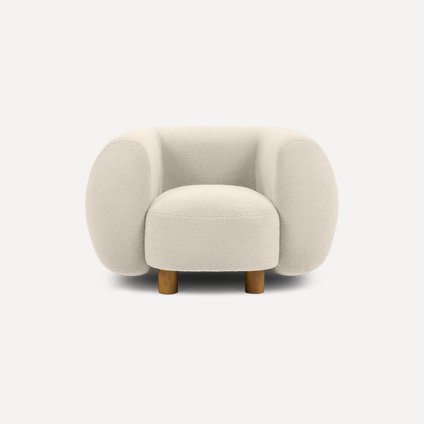 Кресло Лонди Мех Молочный