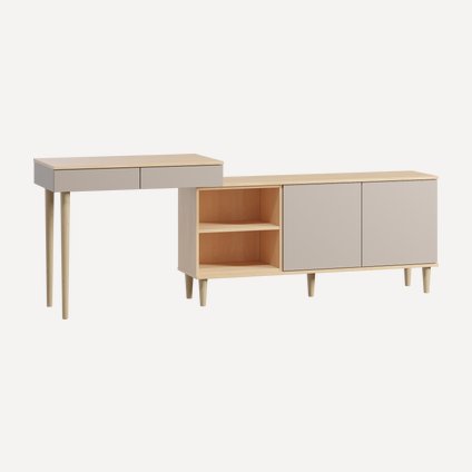 Стол-тумба Элвуд-1 Latte Plywood