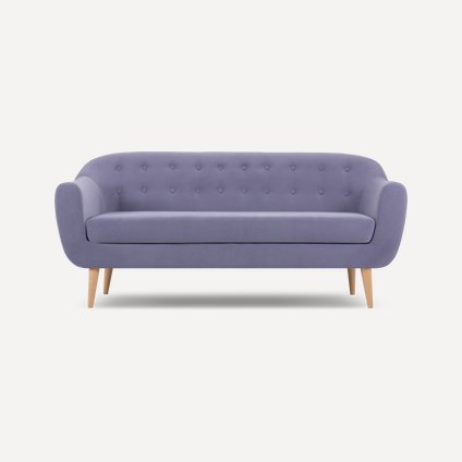 Диван прямой Роттердам-3 Velvet Violet