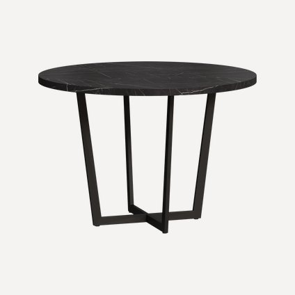 Кухонный стол Палмер 98 Черный мрамор/Черный
