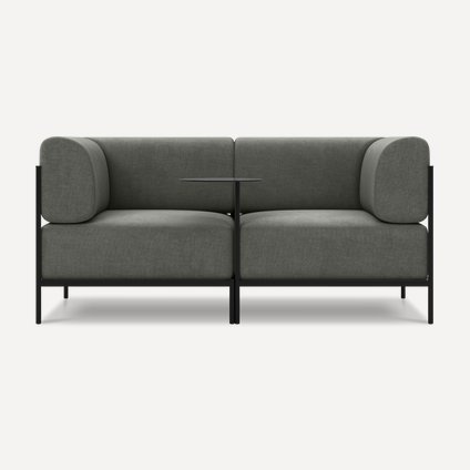 Диван модульный Нолан-B 2 Soft Grafit