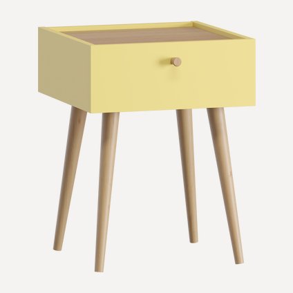 Тумба прикроватная Бриджфорд-1 Mustard Oak