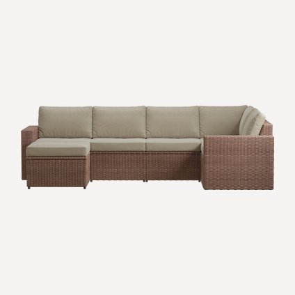 Диван модульный Брайт-B 5 Textile Beige