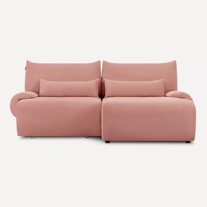 Диван угловой Аллаум Вельвет Розовый