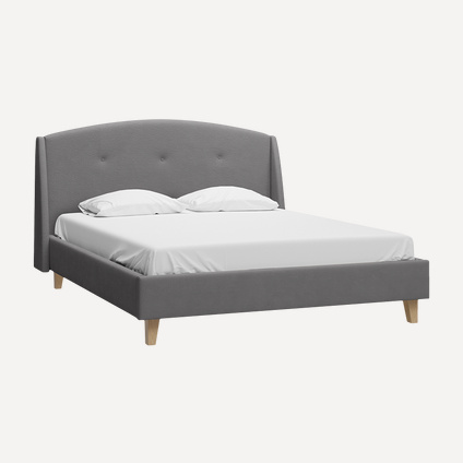 Кровать Тейлори 160 Velvet Grey