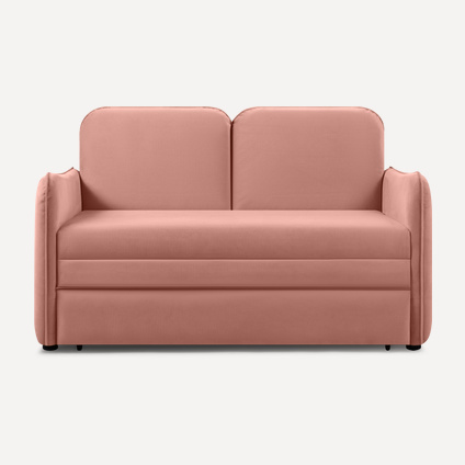 Диван прямой Кейсес 120 Velvet Pink