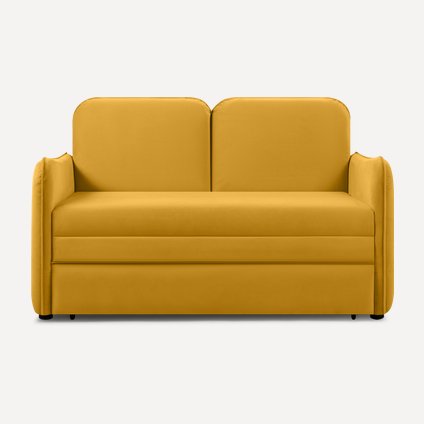 Диван прямой Кейсес 120 Velvet Yellow