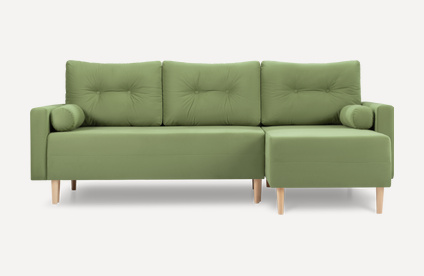 Диван угловой Нумо Velvet Olive
