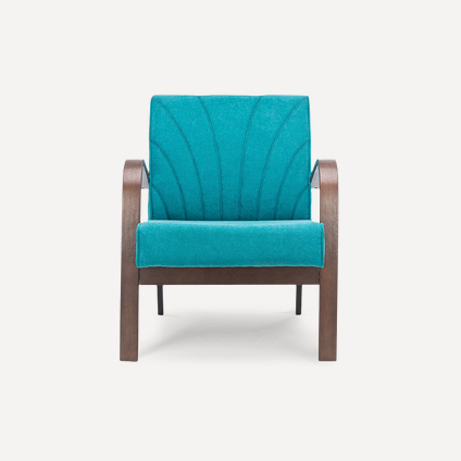 Кресло Шелл Textile Blue