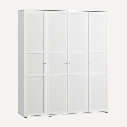 Распашной шкаф Амели 4-200x240 Белый