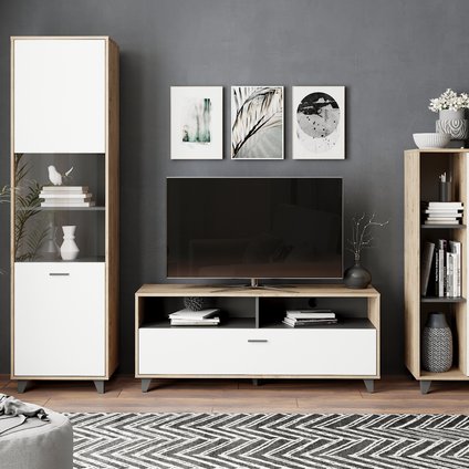 Модульная гостиная Окленд-2 Белый