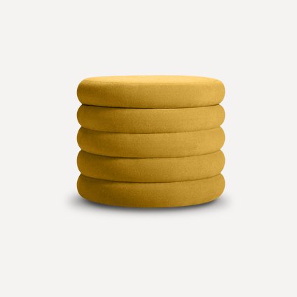 Пуф Поул Букле Желтый