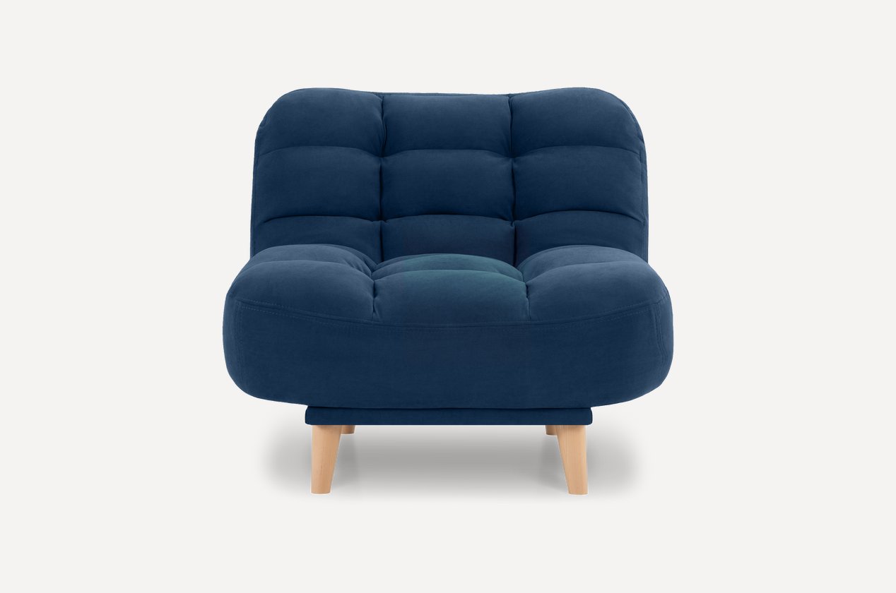 Кресло-кровать Бонс-Т Velvet Navy Blue - фото 1