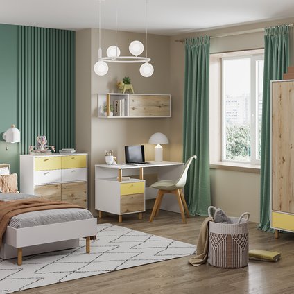 Модульная детская Дикинс 3 Желтый