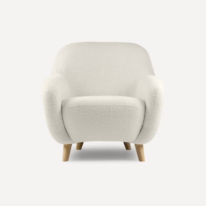 Кресло Ансил Bucle Milk