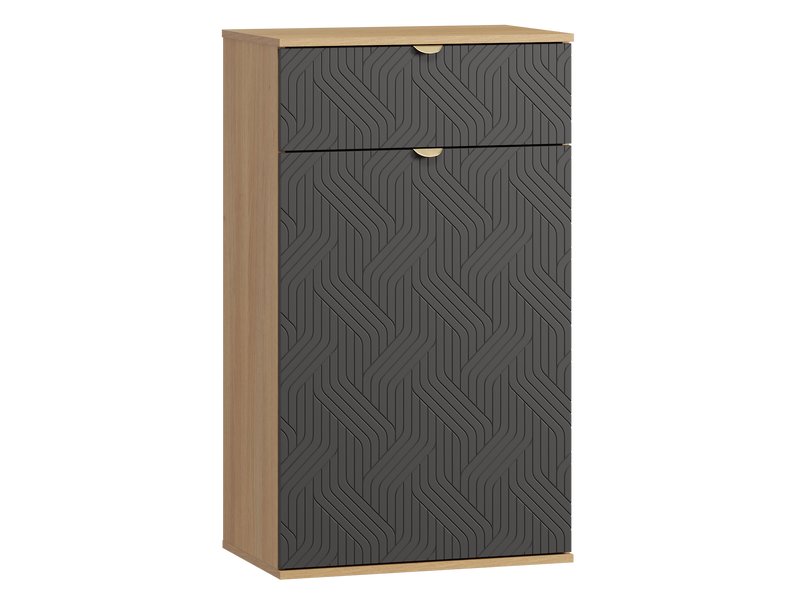 Обувница Монблан 63x110 Косы Графитовый
