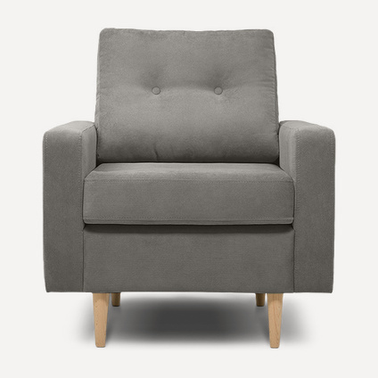 Кресло Динс Velvet Grafit