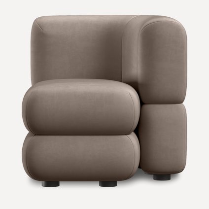 Кресло Brera-12 Velour Latte