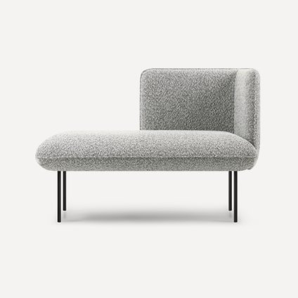 Кушетка Наск Букле Серый