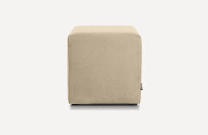 Пуф Куб Velvet Beige