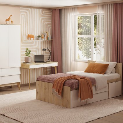 Модульная детская Лесли 1 Белый