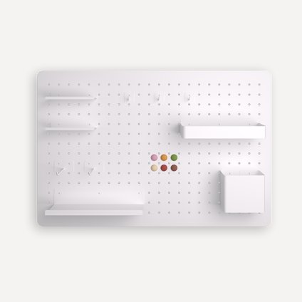 Органайзер настольный Пегборд-3 White