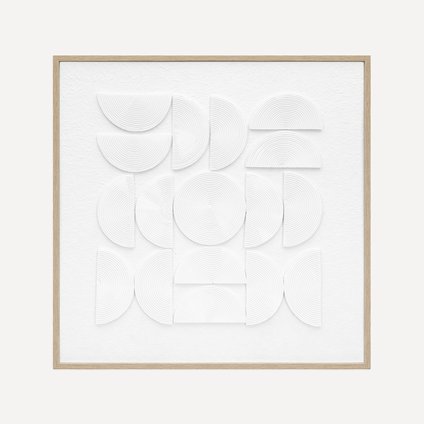 Картина Рельеф-2 White Geometry