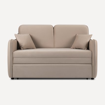 Диван прямой Кейсес 140 Velvet Coffe