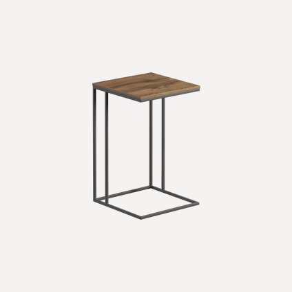 Журнальный стол Дерри Дуб Табачный/Черный