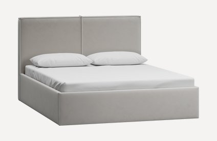 Кровать Эби-Floor 160 Velvet Silver