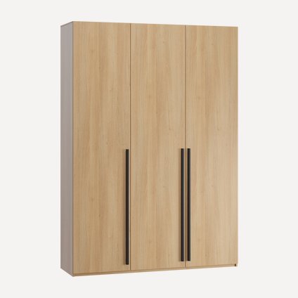 Распашной шкаф Кимбол 3-170x240 Дуб Барбера