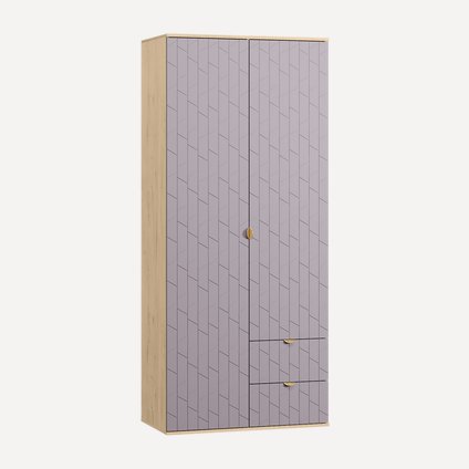 Распашной шкаф Монблан-2 Angle Lavanda