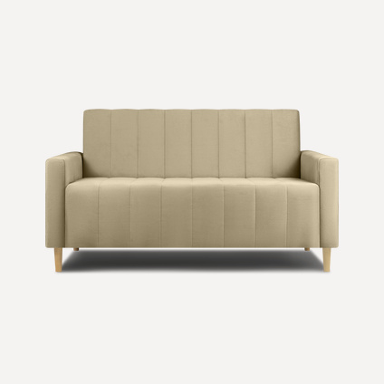 Диван прямой Маре-Мини 120 Велюр Бежевый
