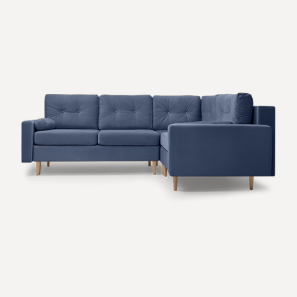 Диван модульный Динс-1 Velvet Navy Blue