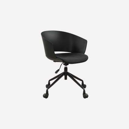 Офисное кресло Эшли Рогожка Черный