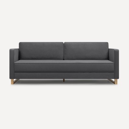 Диван прямой Данста Velvet Grafit