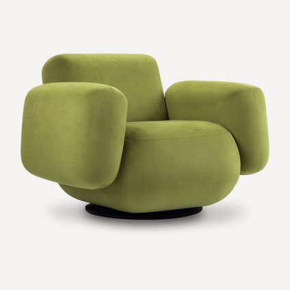 Кресло поворотное Я не минималист Barhat Olive