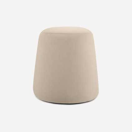 Пуф Керли Велюр Бежевый