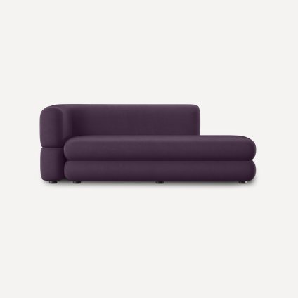Диван прямой Brera-2 Velour Plum